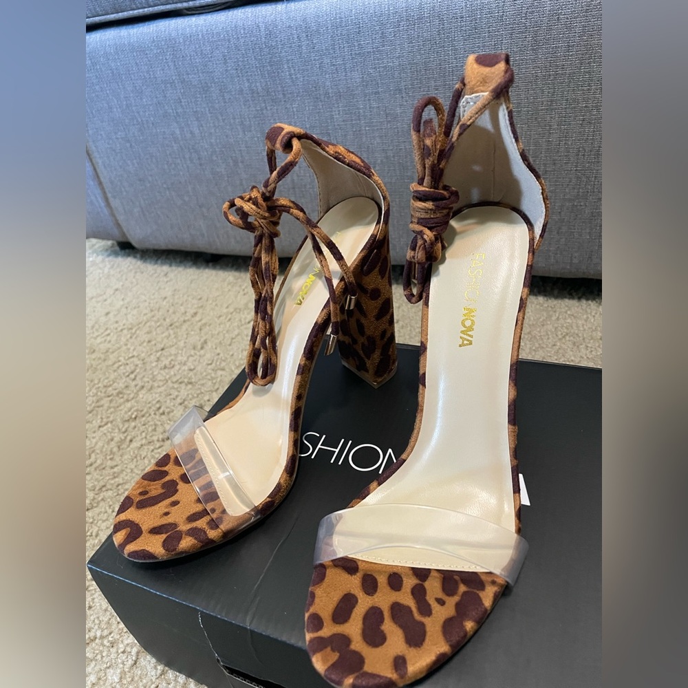Fashion Nova Wrap Around Heel